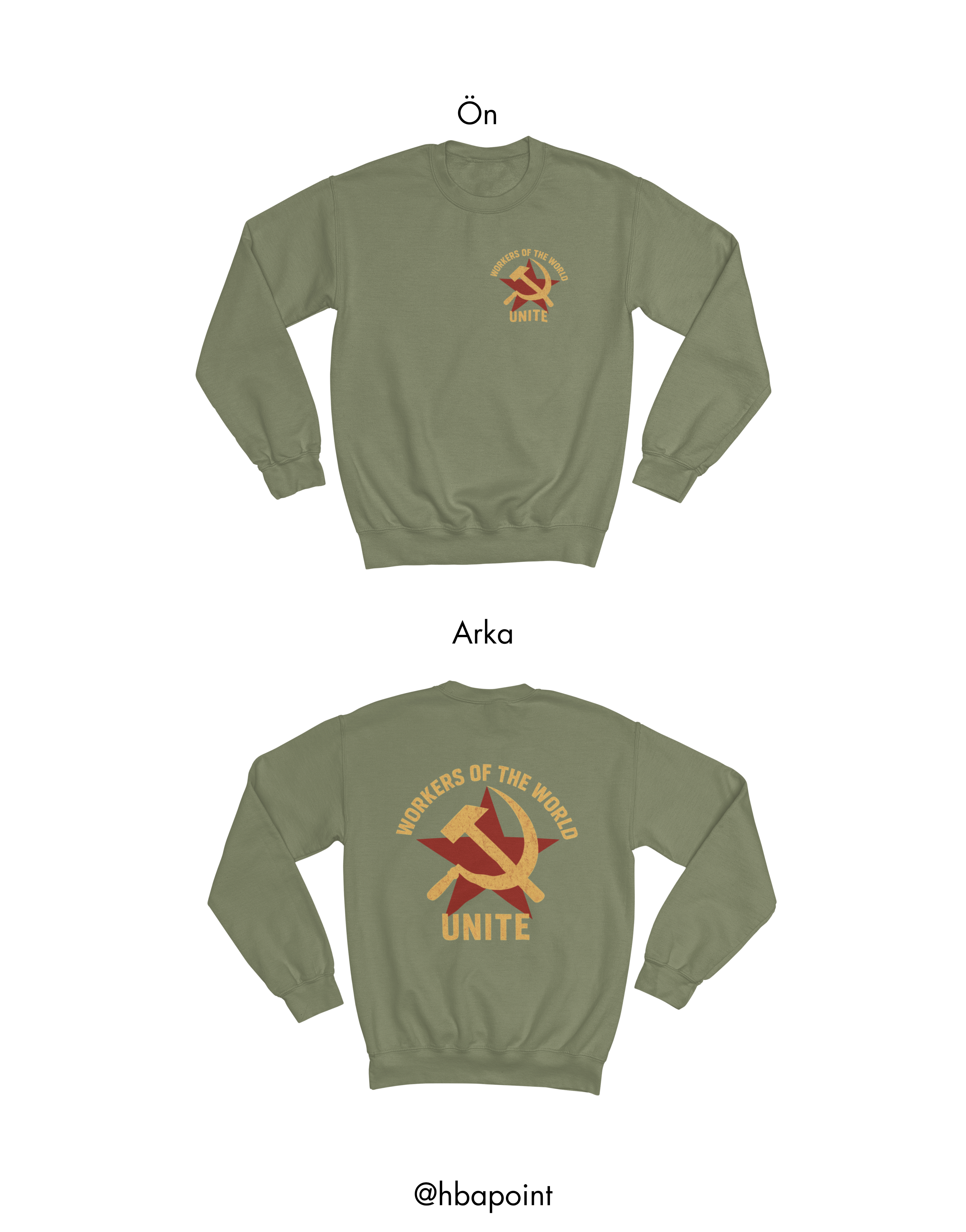 Çekiç ve Orak Sweatshirt