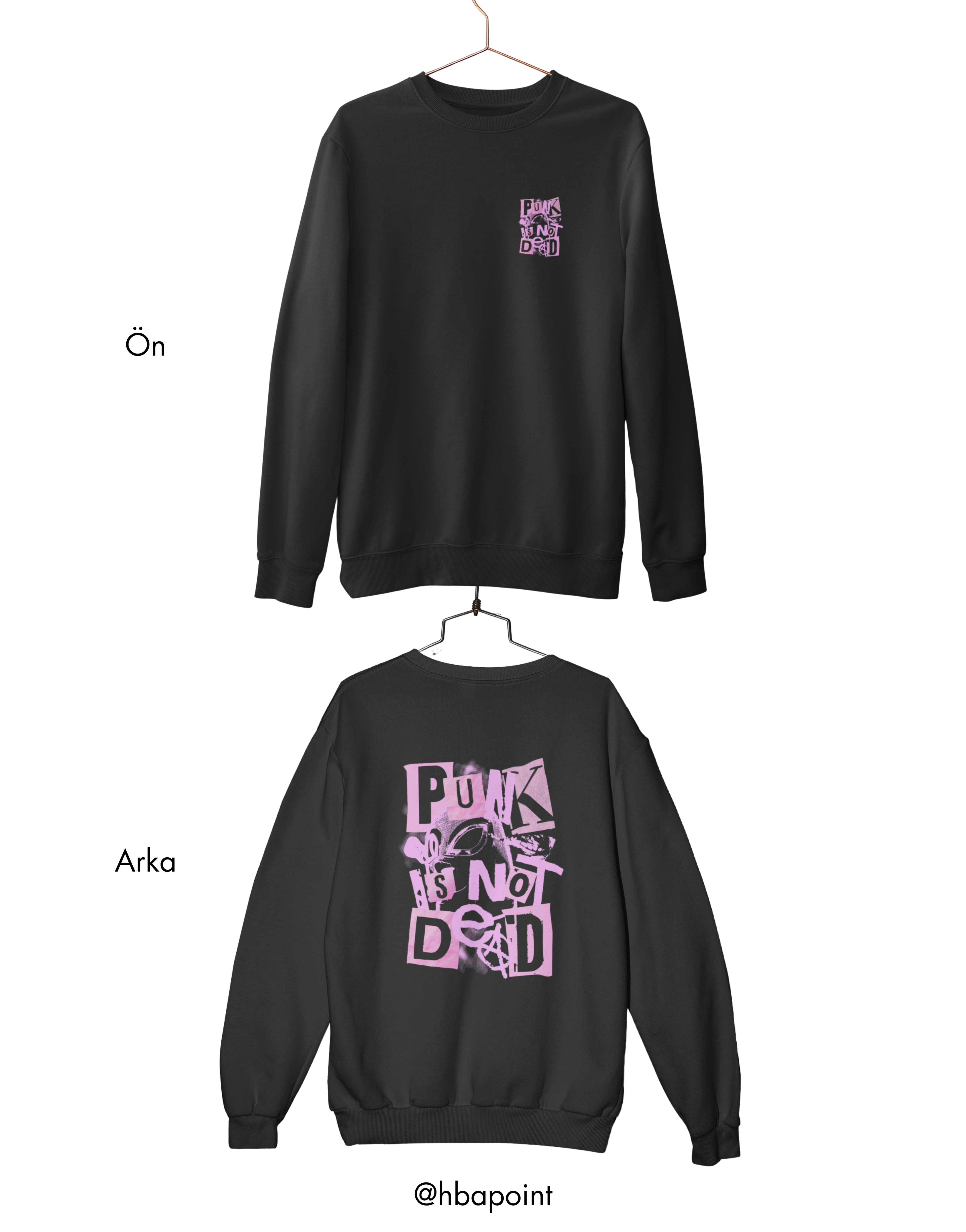 Punk is Not Dead Erkek Sweatshirt