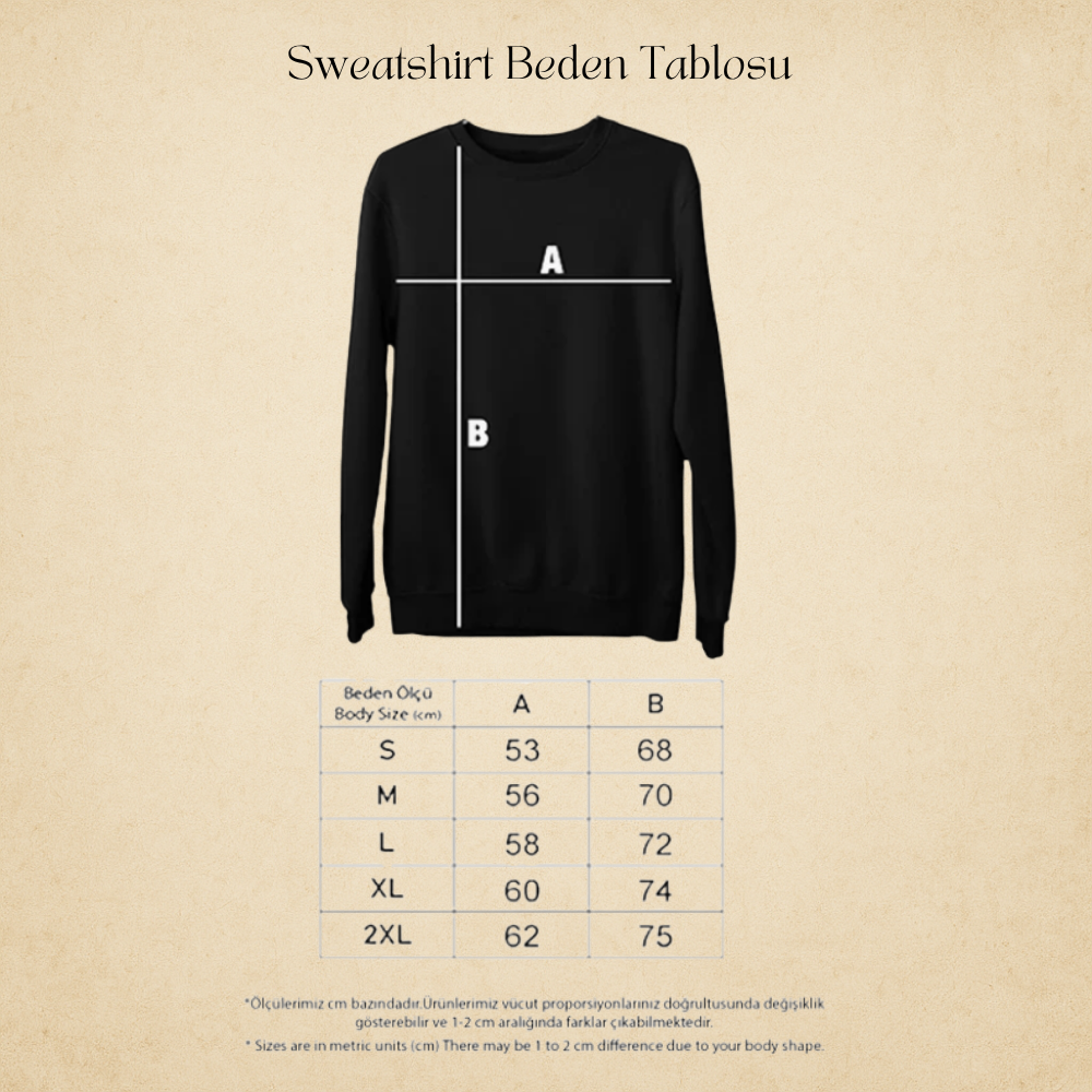 Kişiye Özel Sınıf ve İsimli Öğretmen Kadın Sweatshirt