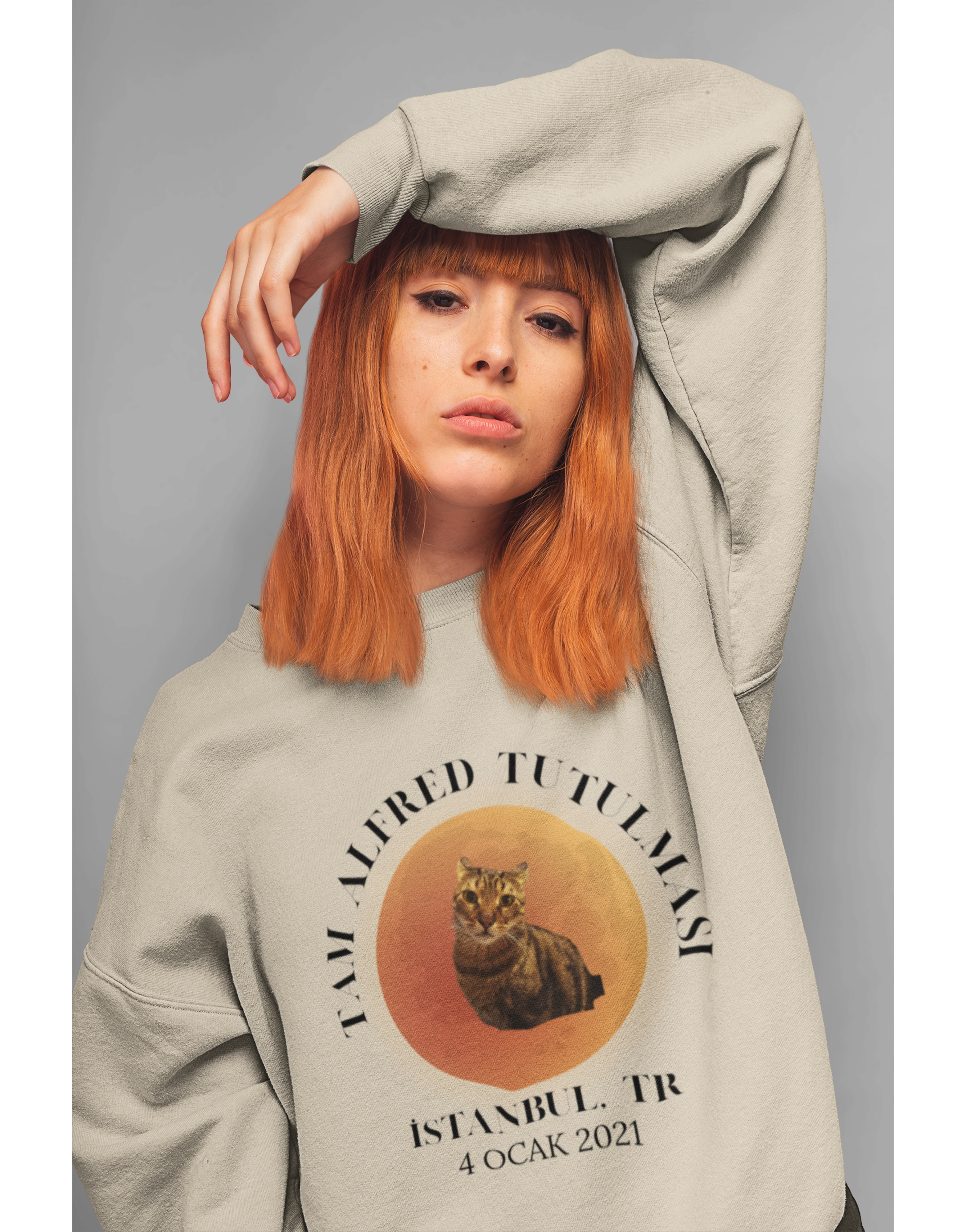 Evcil Hayvan Tutulması Sweatshirt