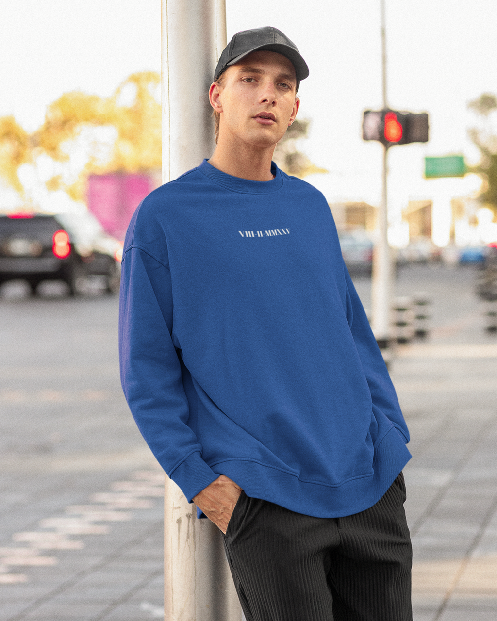 Özelleştirilebilir Romen Rakamlı Tarih Sweatshirt