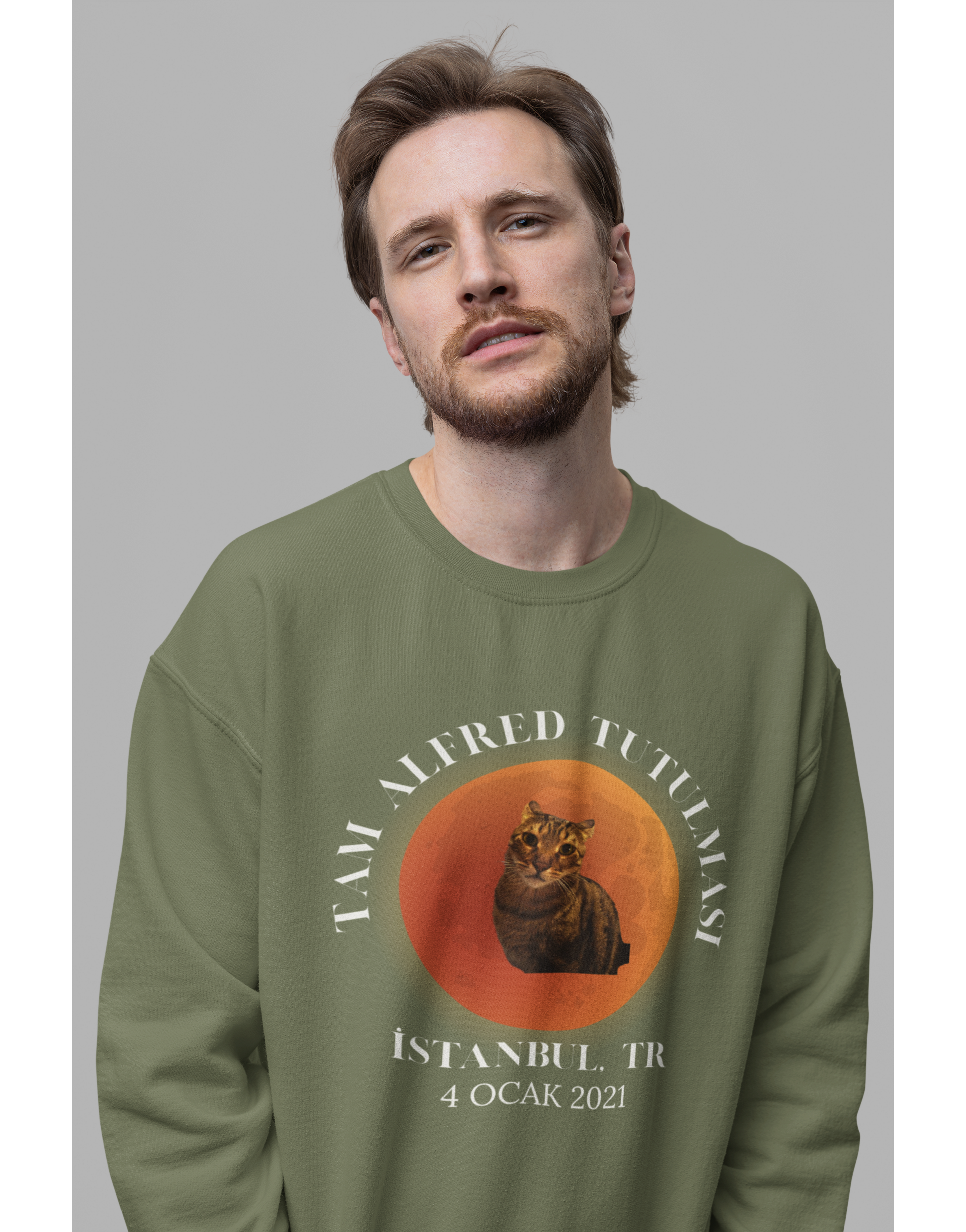 Evcil Hayvan Tutulması Sweatshirt