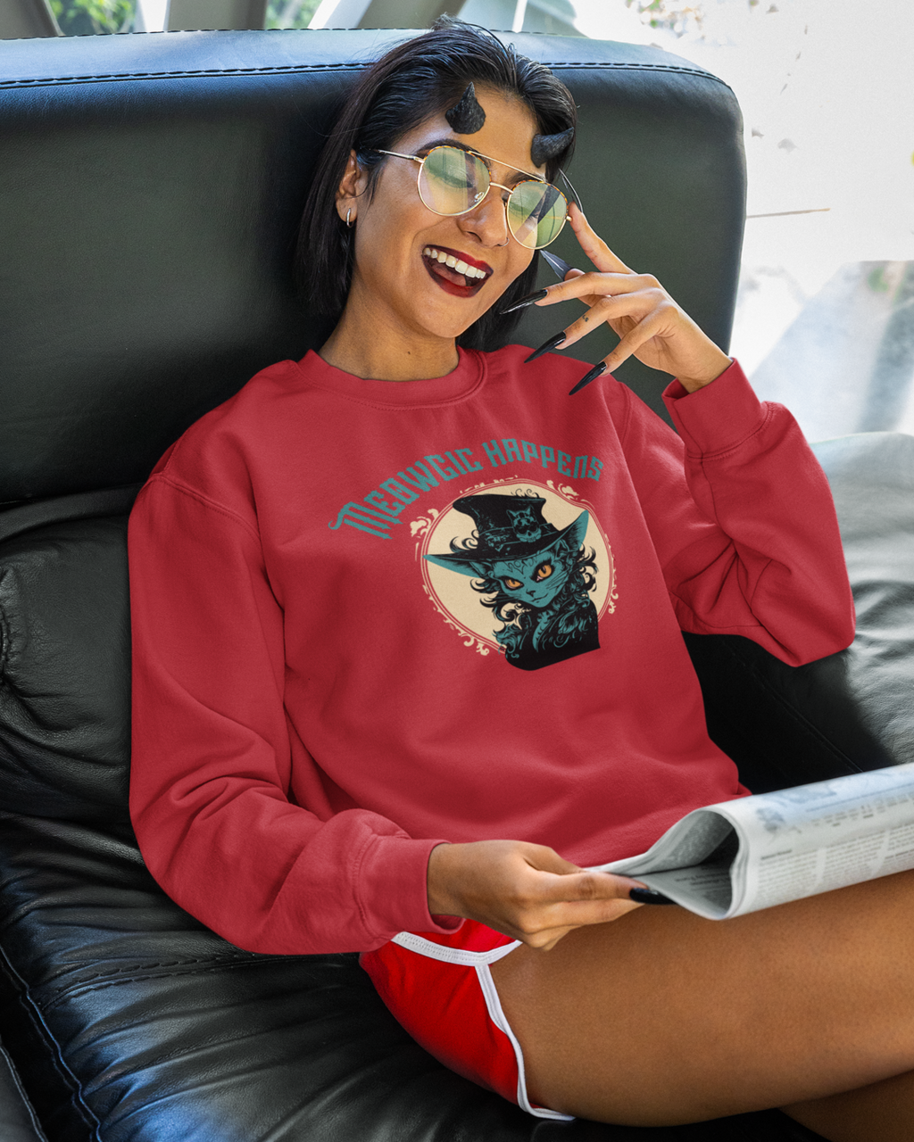 Meowgic Happens Sweatshirt