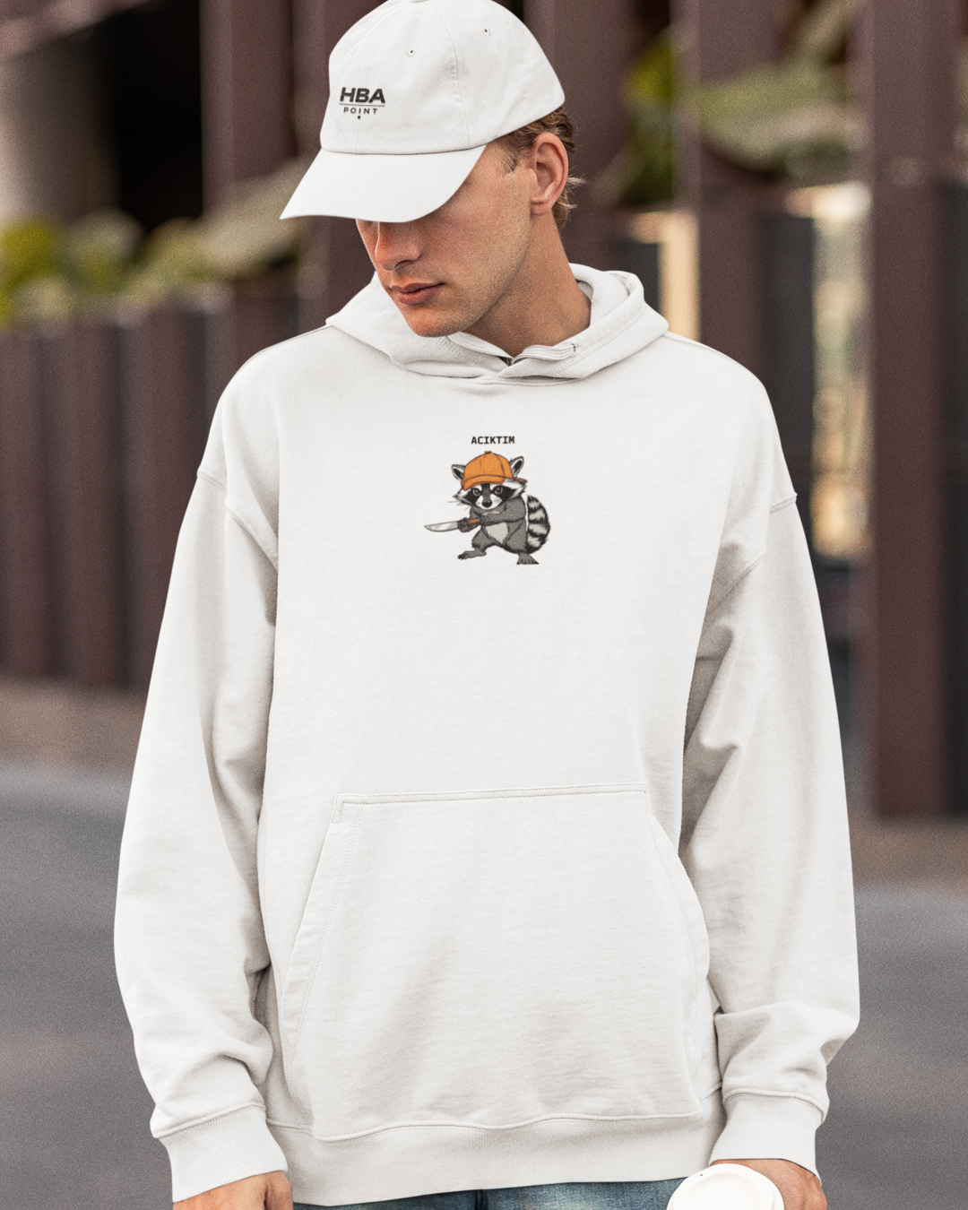 Aç Rakun Hoodie