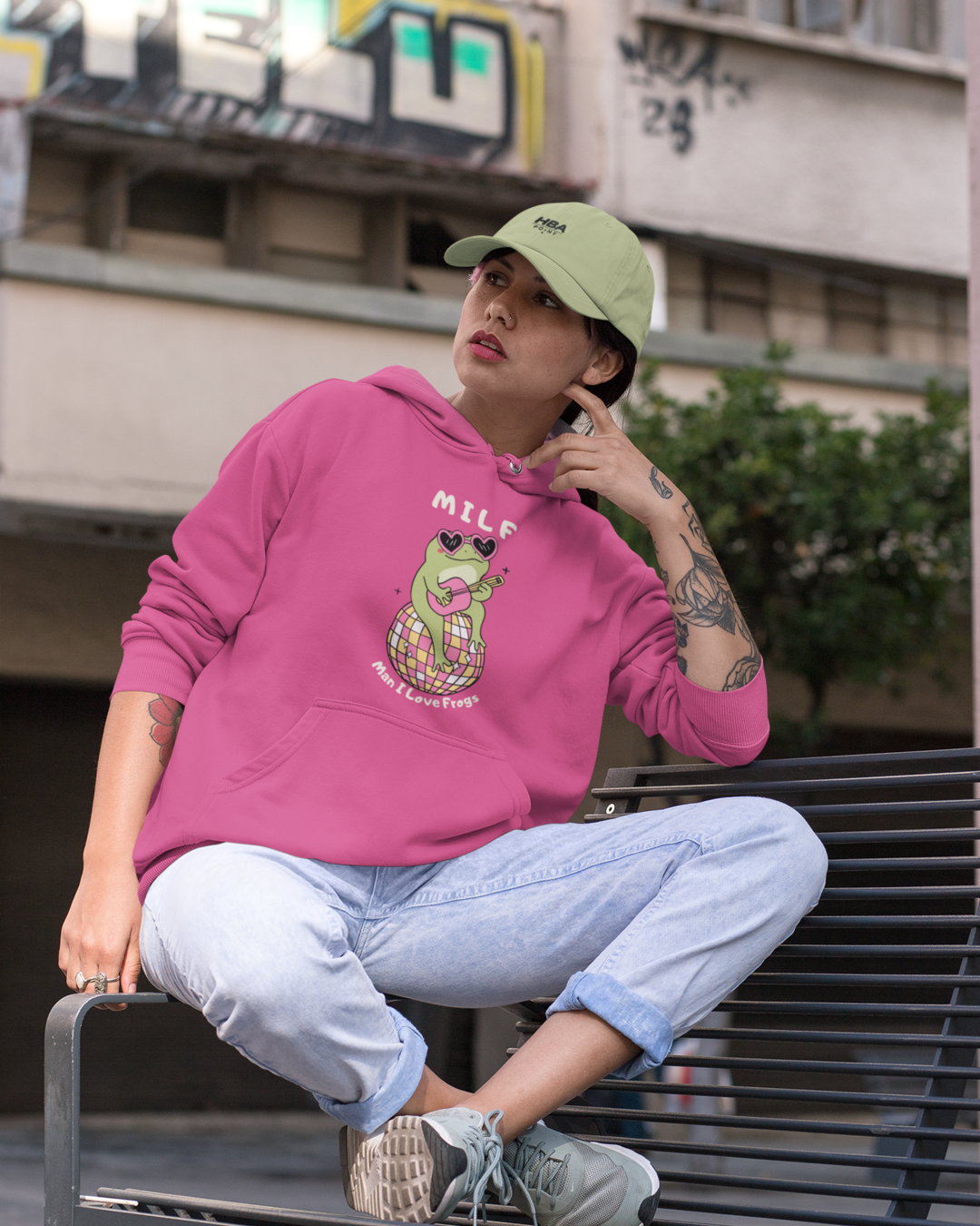 Man I Love Frogs Hoodie