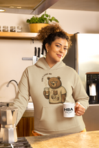 Kahve Seven Huysuz Ayı Hoodie