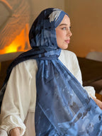 Okyanus Desen Lina Şal