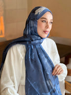 Okyanus Desen Lina Şal