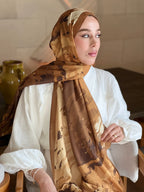 Okyanus Desen Lina Şal