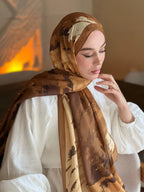 Okyanus Desen Lina Şal