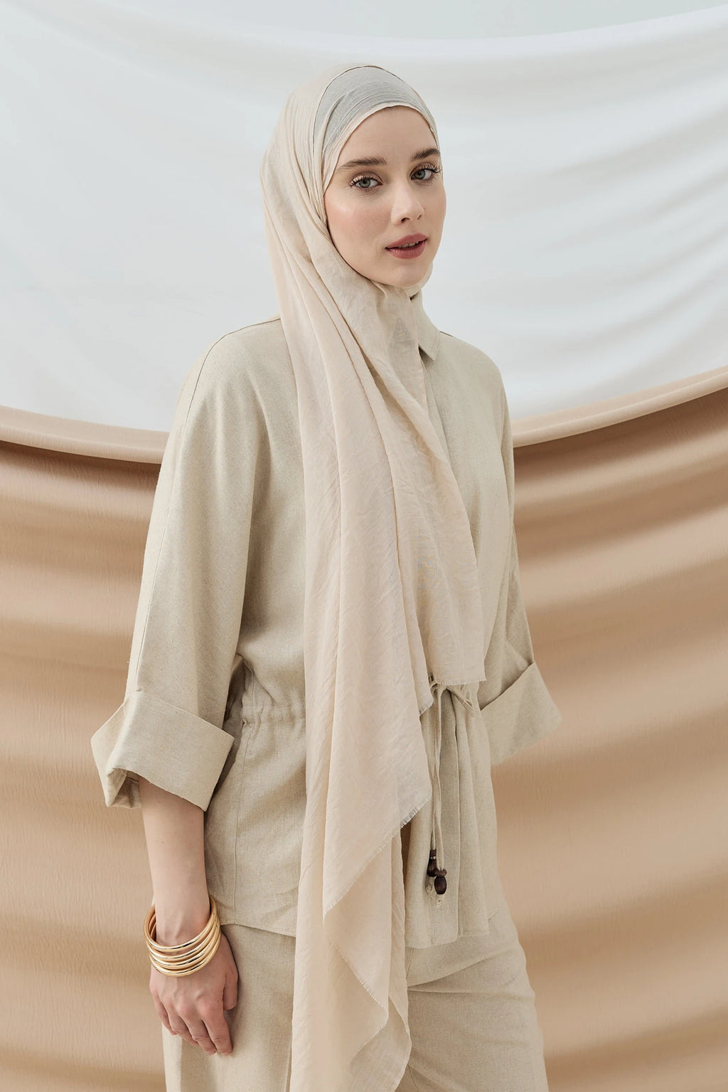 Modakaşmir Aya Serisi İnce Pamuk Şal