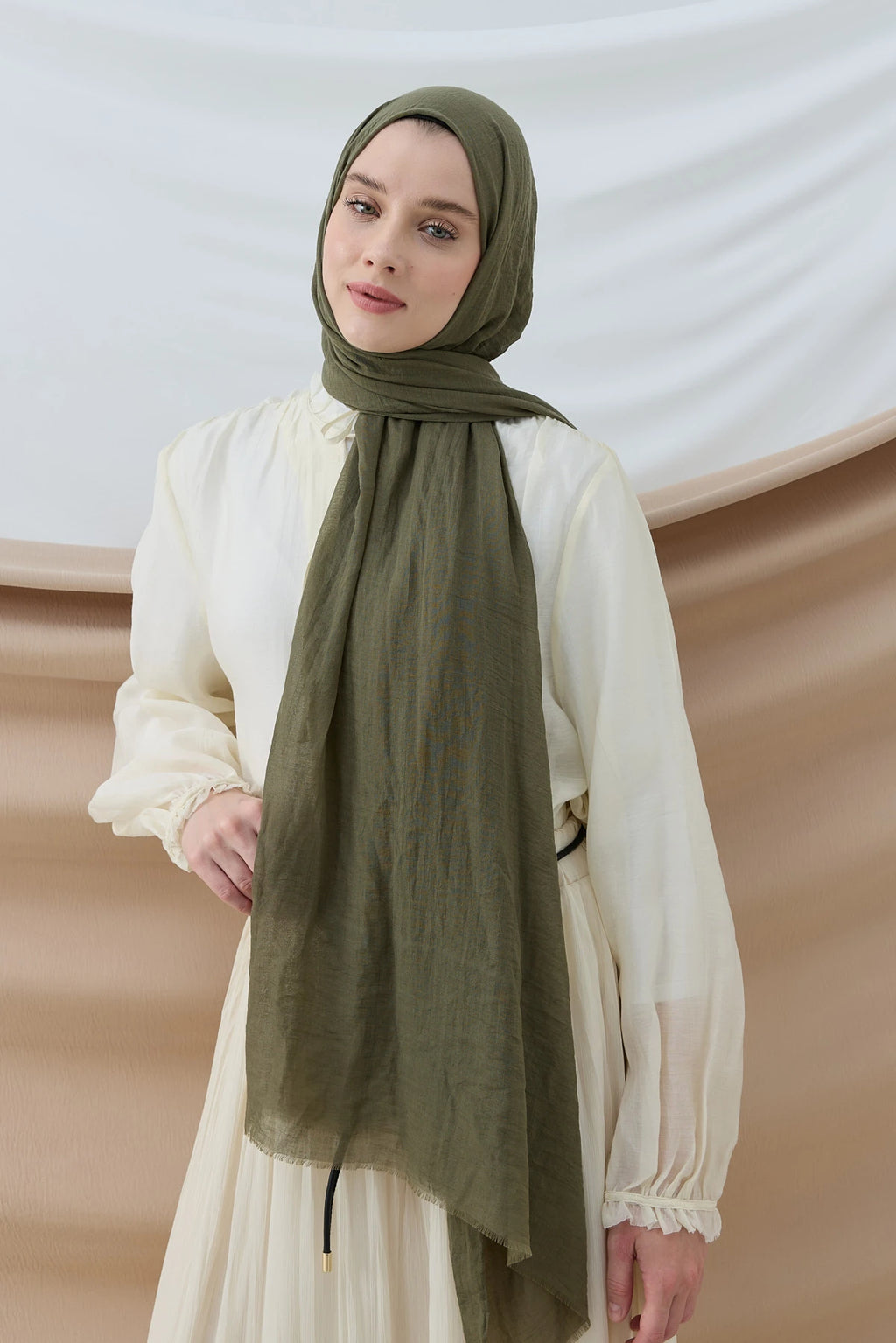 Modakaşmir Aya Serisi İnce Pamuk Şal